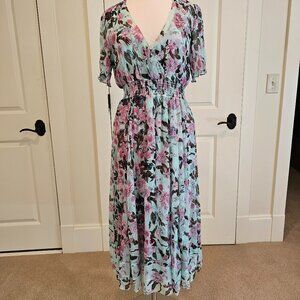 DVF Silk Dress, NWOT, Size L